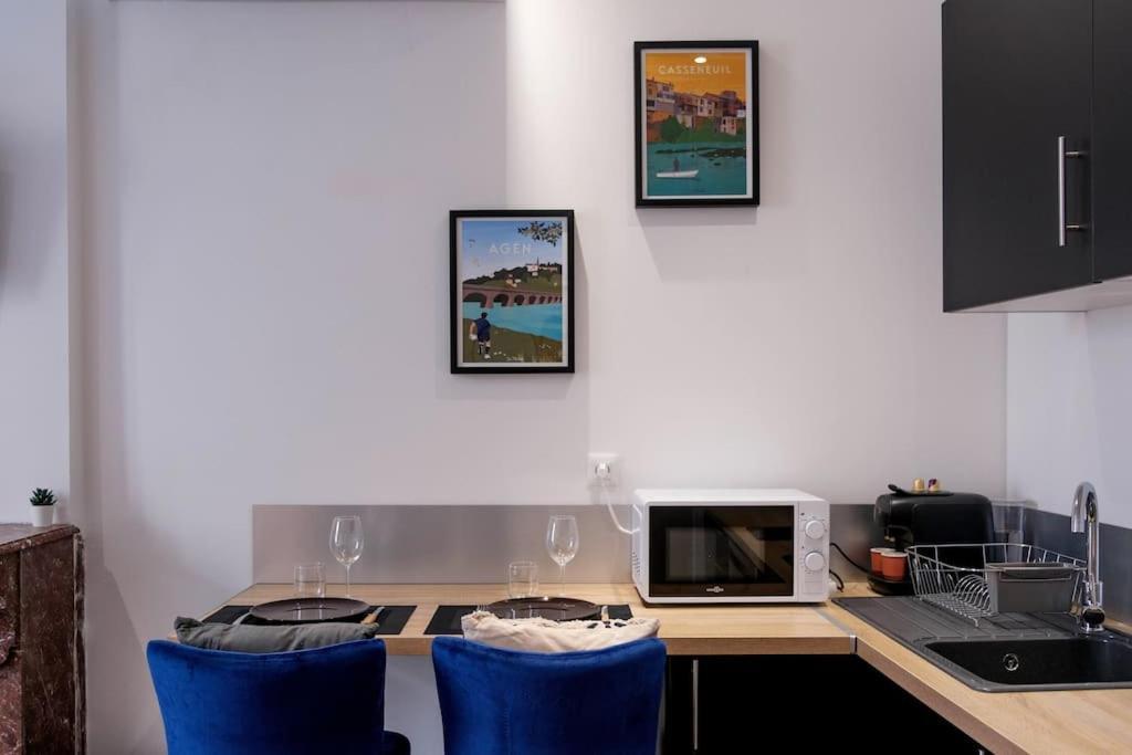 Apartamento Spacieux Studio Renove Villeneuve-sur-Lot Exterior foto